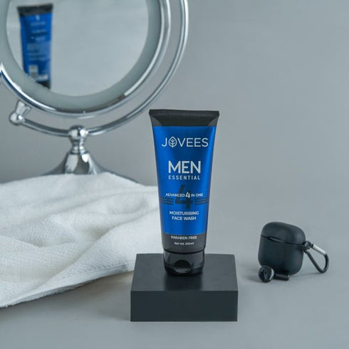 Jovees Herbal Men's Essential Advanced 4 in 1 Moisturizing Face Wash